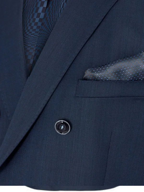 2BLIND2C NAVY Double Breasted Blazer