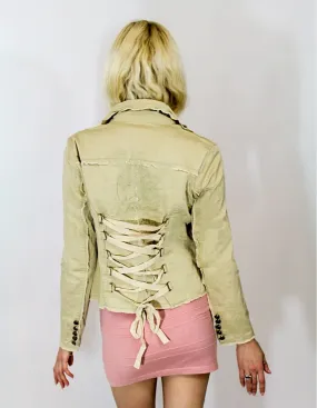 Adjustable Corset Cotton Jacket-508