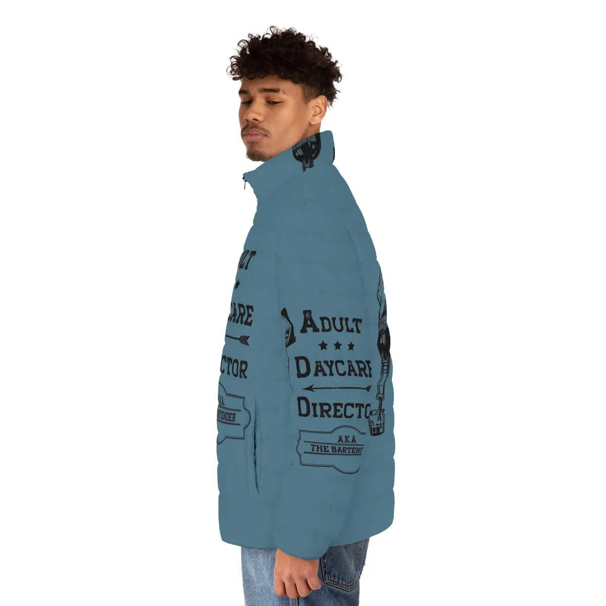 Adult Daycare Director Puffer Jacket - Funny Occupation Designs