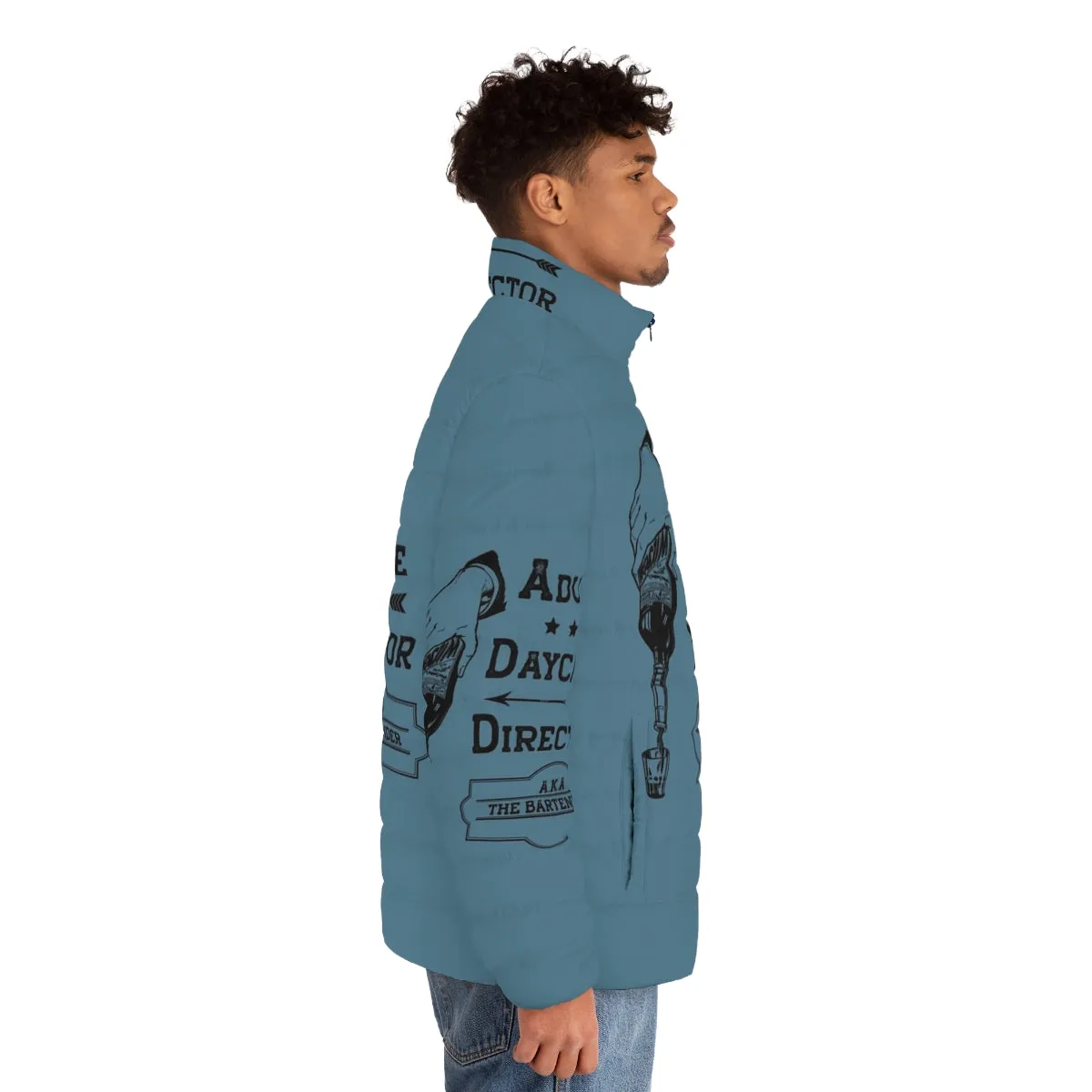 Adult Daycare Director Puffer Jacket - Funny Occupation Designs