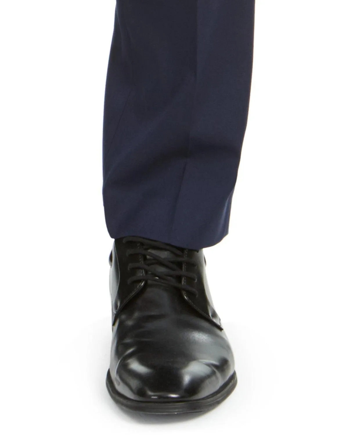 Alfani Mens Slim fit Dress Pants 36 / 34 Dark Navy Blue Solid