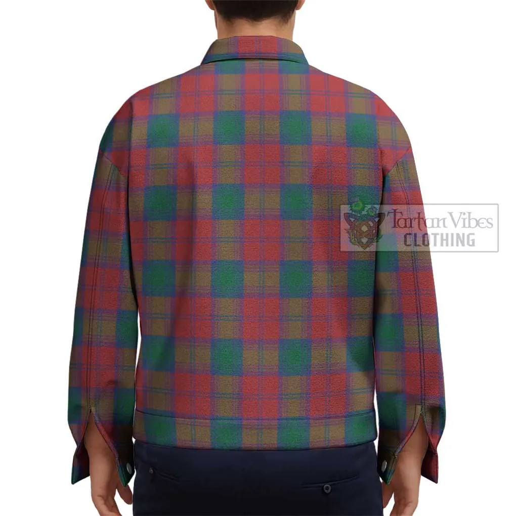 Auchinleck (Affleck) Tartan Unisex Lapel Cotton Jacket
