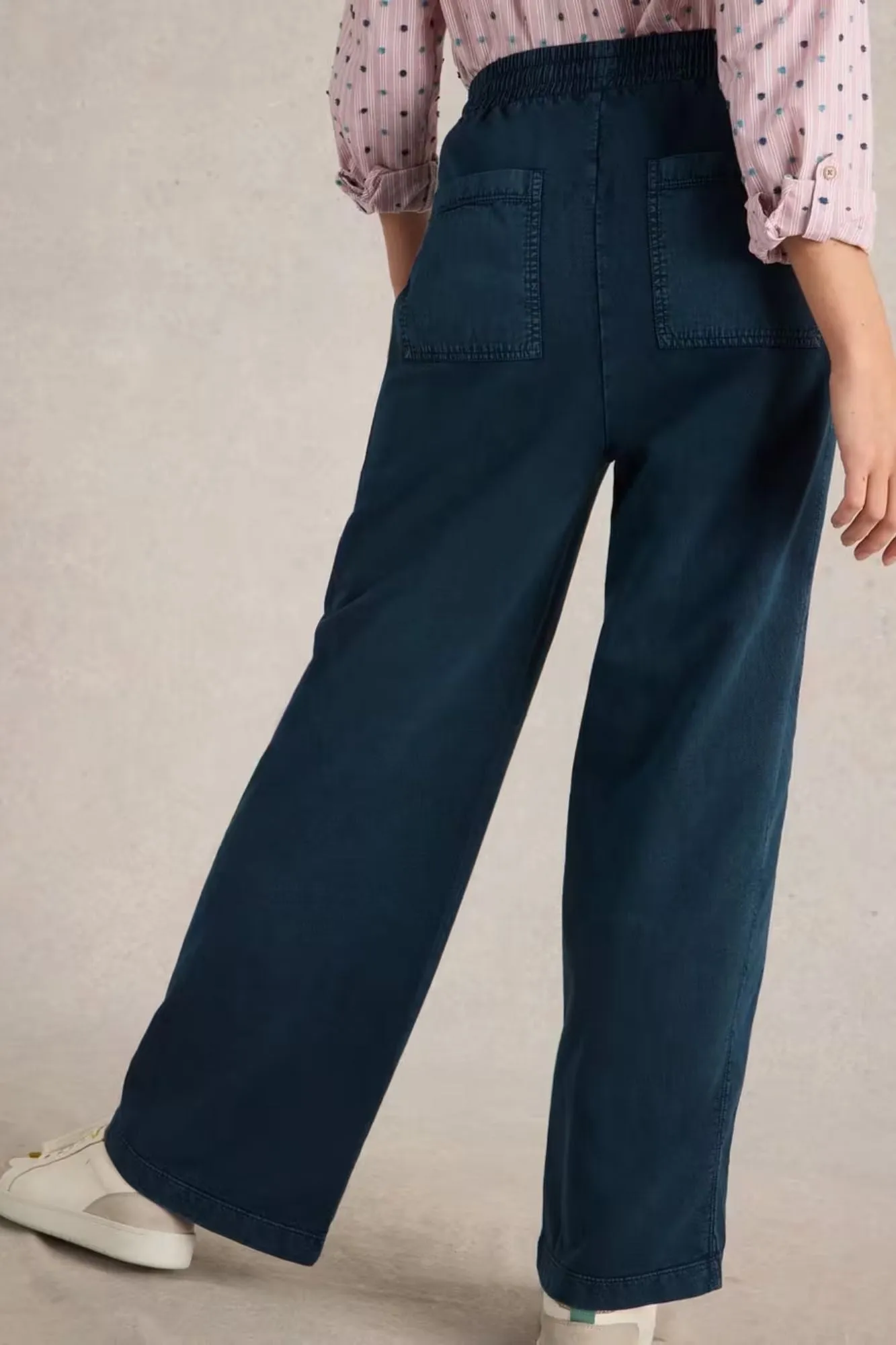 Ava Wide Leg Jersey Jogger