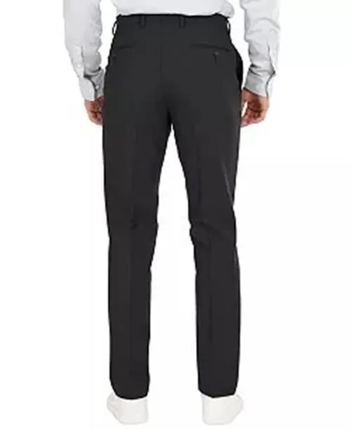 Bar Iii Mens Slim fit Dress Pants 30 / 32 Black Solid