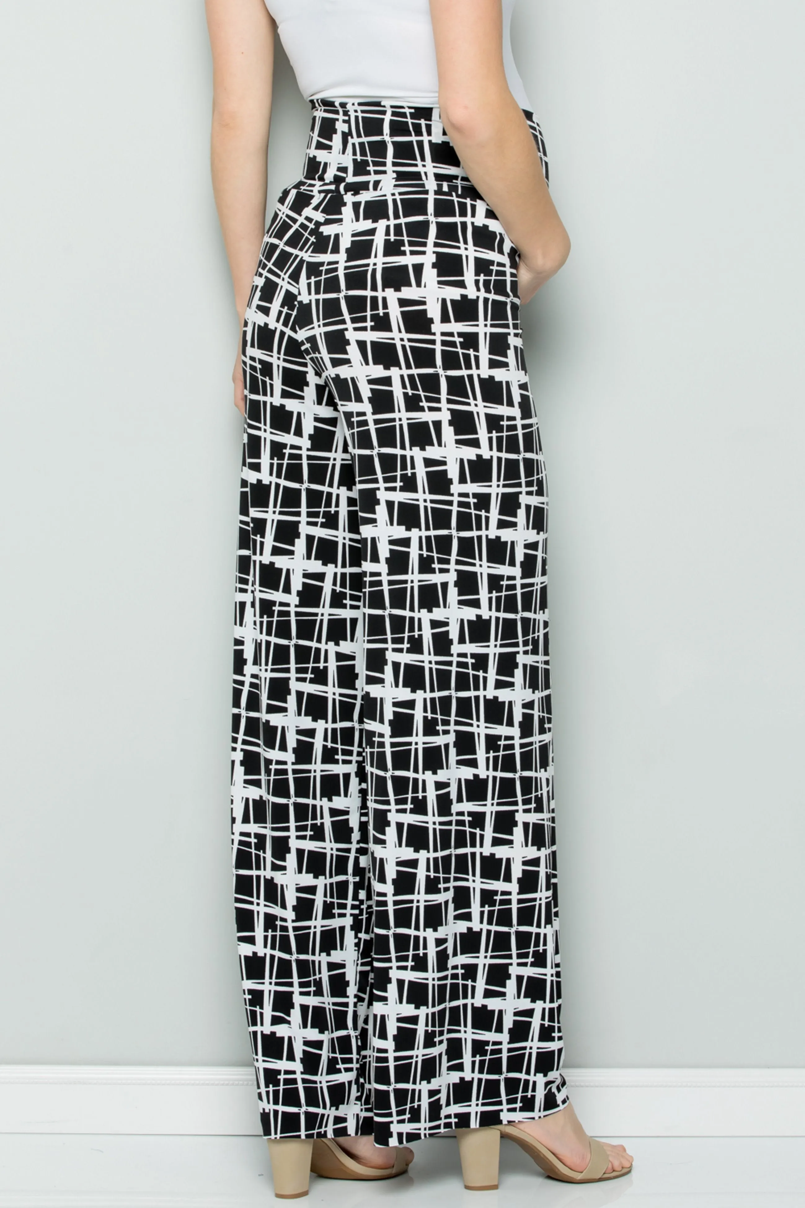 Barbara Checkered Palazzo Pants