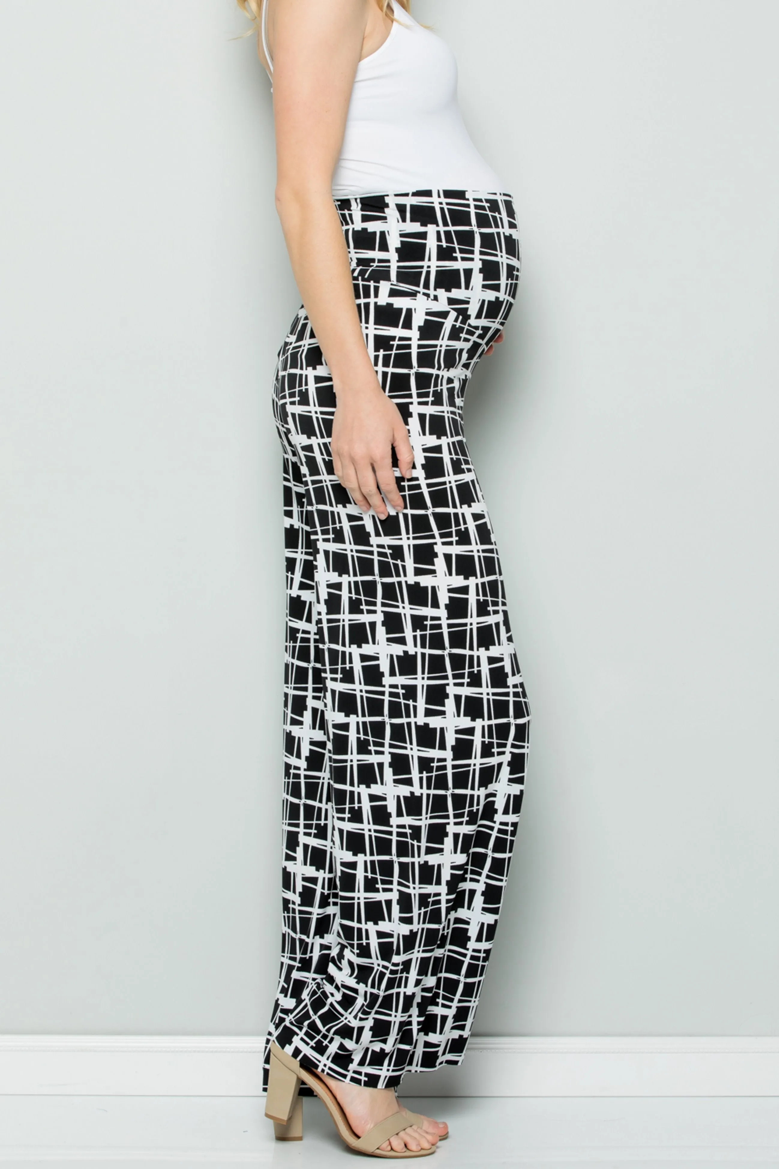 Barbara Checkered Palazzo Pants