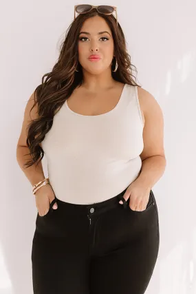 Basic Instincts Seamless Tank In Beige Curves