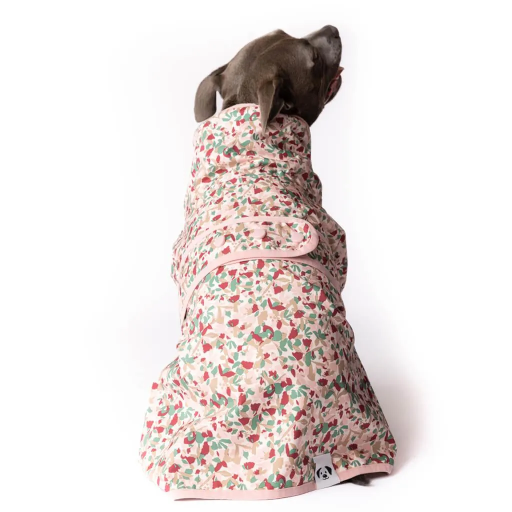 Beat the Elements Dog Raincoat | Pink Ditsy
