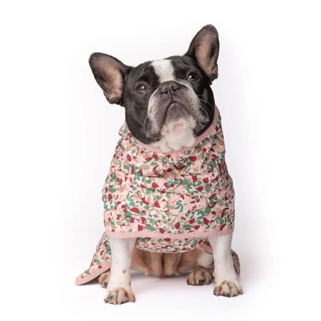 Beat the Elements Dog Raincoat | Pink Ditsy