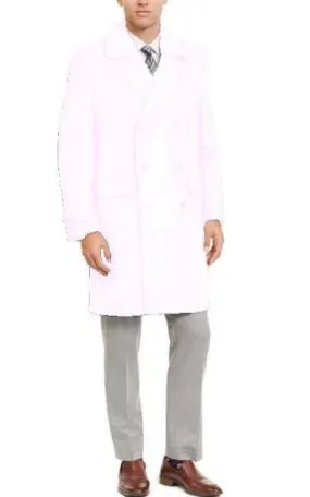 Big and Tall Peacoat - Mens Big and Tall Peacoat - Pink