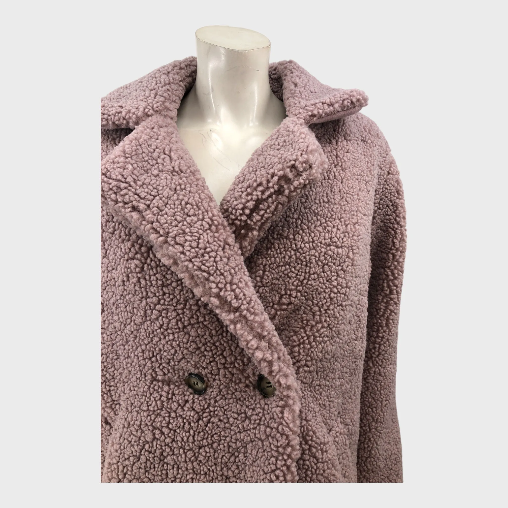 Branded Pink Teddy Coat