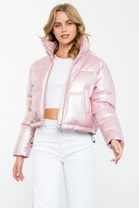 Bubble Gum Puffer Jacket
