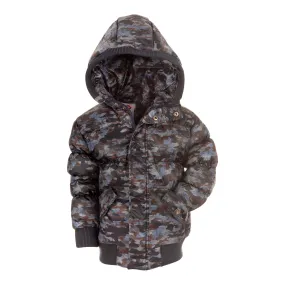 Camo Puffer Jacket