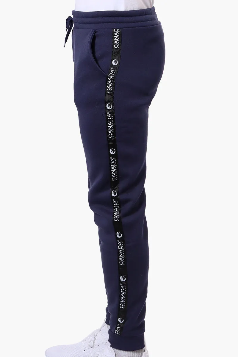 Canada Weather Gear Side Detail Tie Waist Joggers - Navy