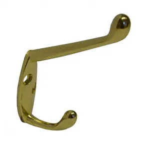 Centurion 90mm Electro Brassed Die Cast Hat & Coat Hook