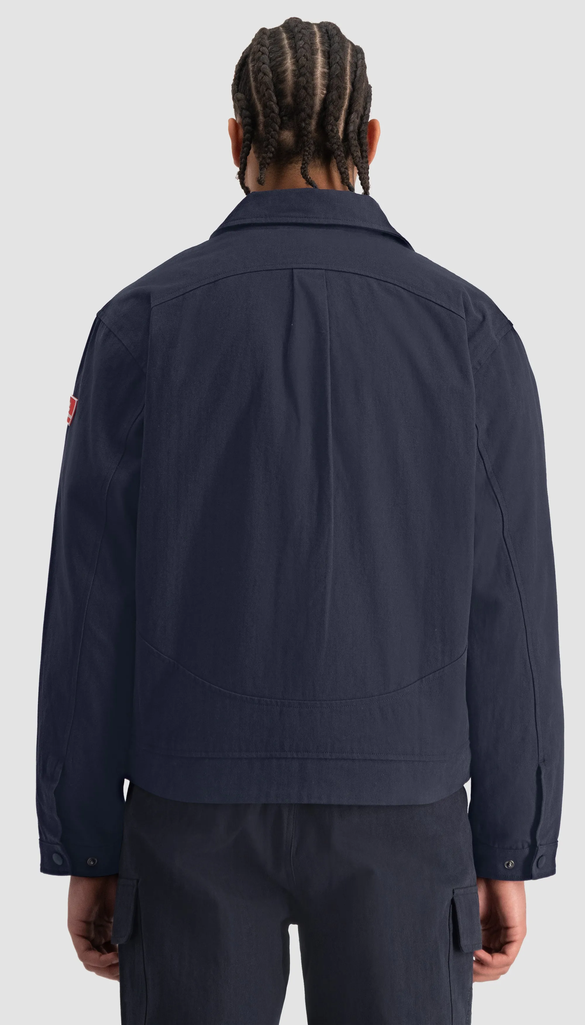 Circular Jacket Navy