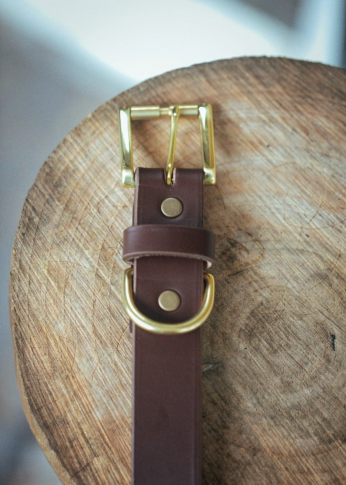 Classic Dog Collar - 30mm - Burgundy