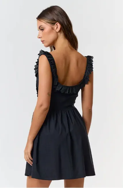 Corset Babydoll Mini Dress