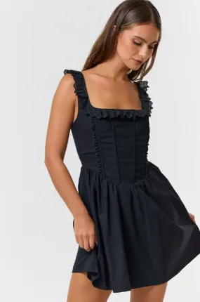 Corset Babydoll Mini Dress