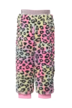 FAUX FUR JOGGERS (B27301)