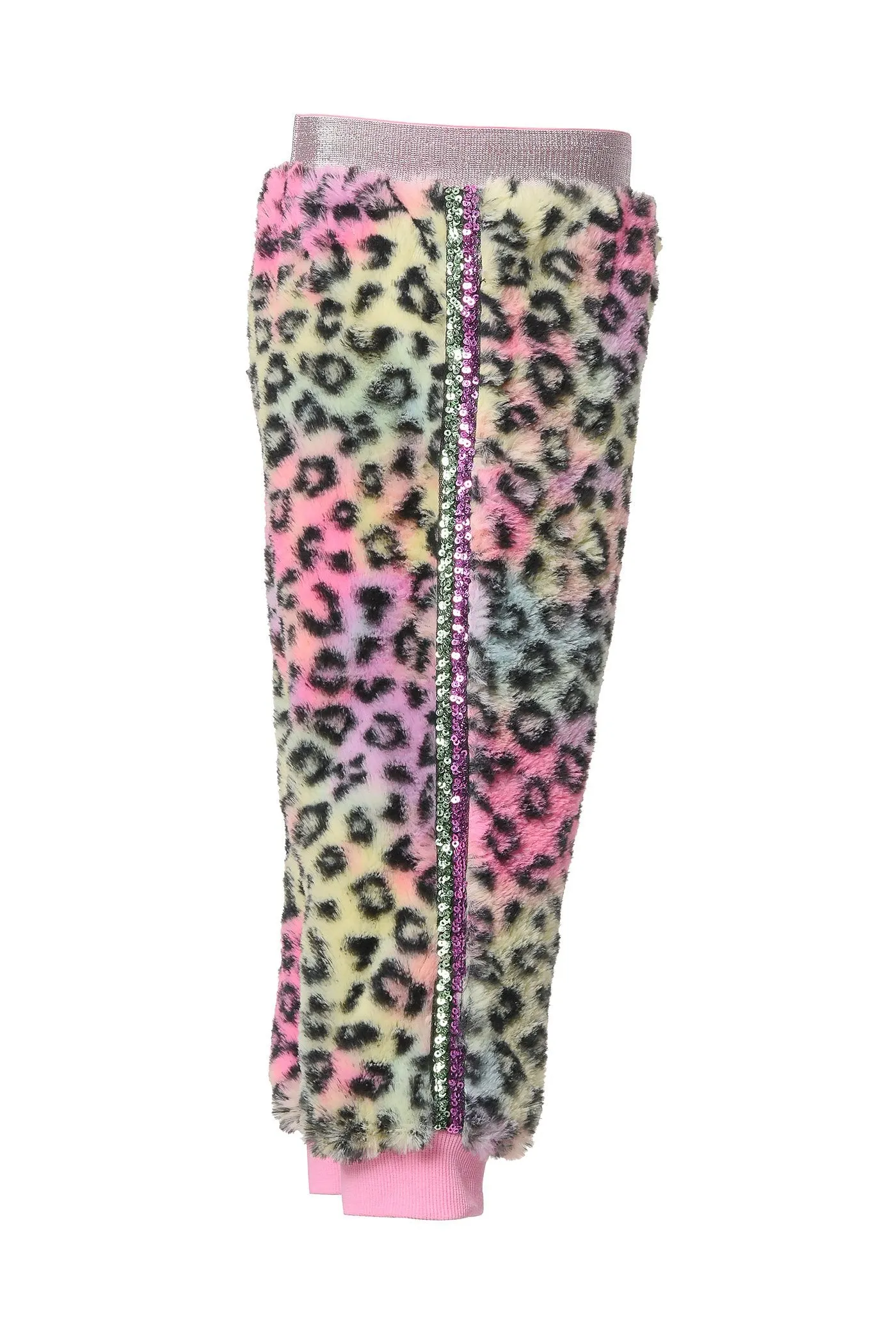 FAUX FUR JOGGERS (B27301)