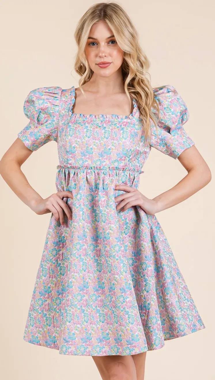 Floral Embroidered Dress