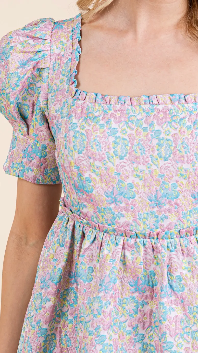 Floral Embroidered Dress