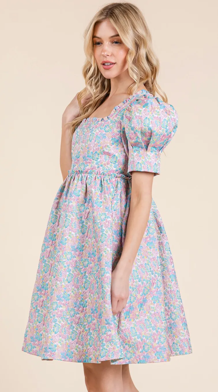 Floral Embroidered Dress