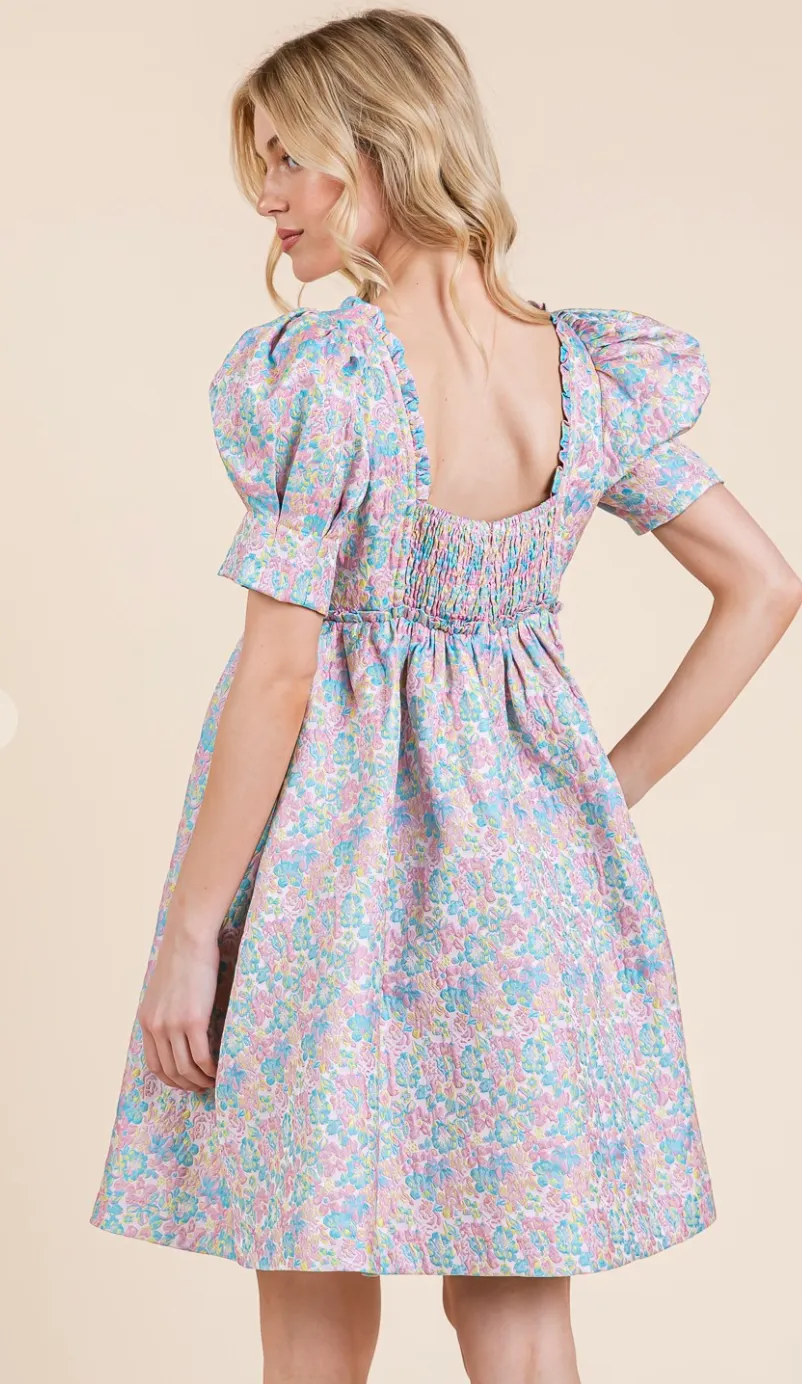 Floral Embroidered Dress