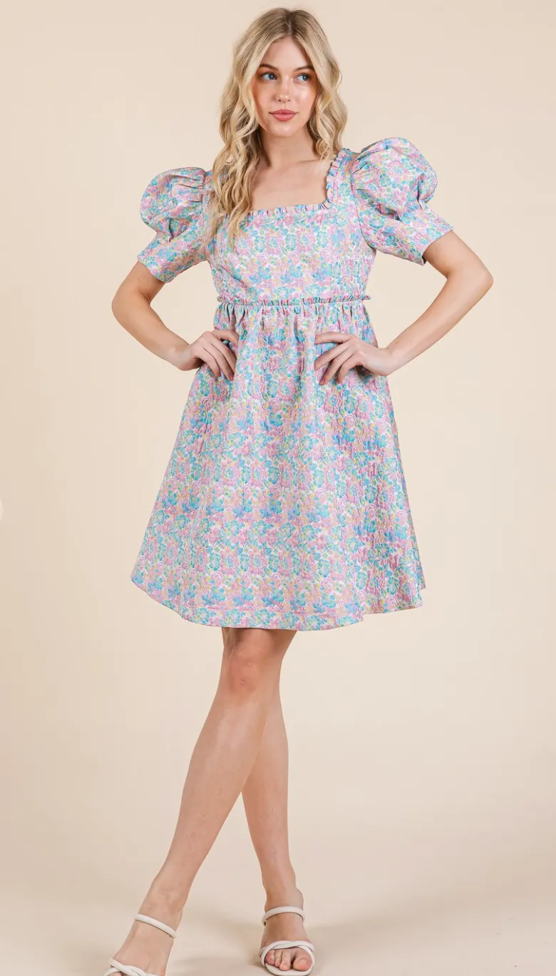 Floral Embroidered Dress