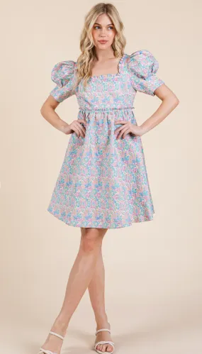 Floral Embroidered Dress