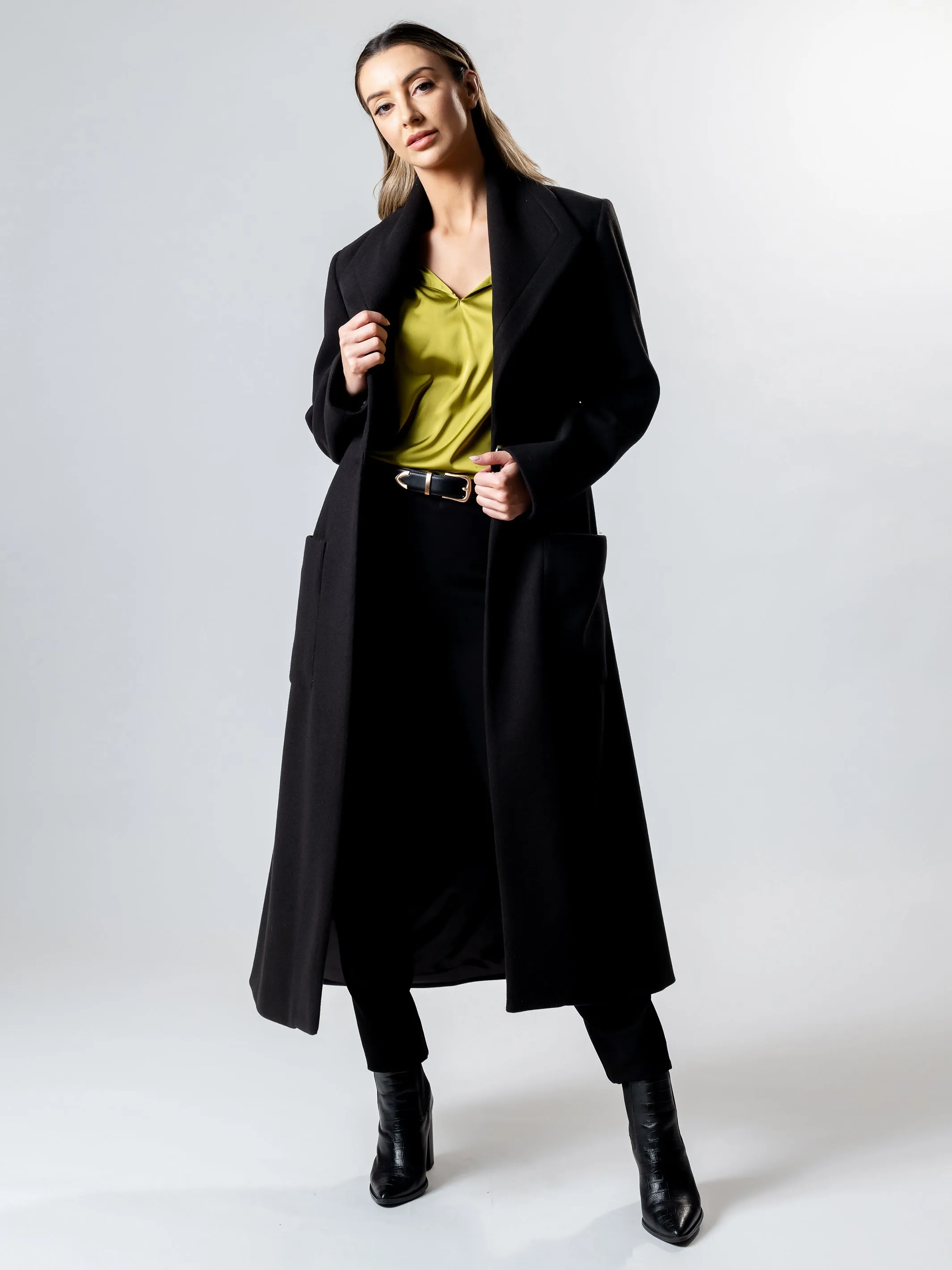 GLASGOW Longline Collared Coat
