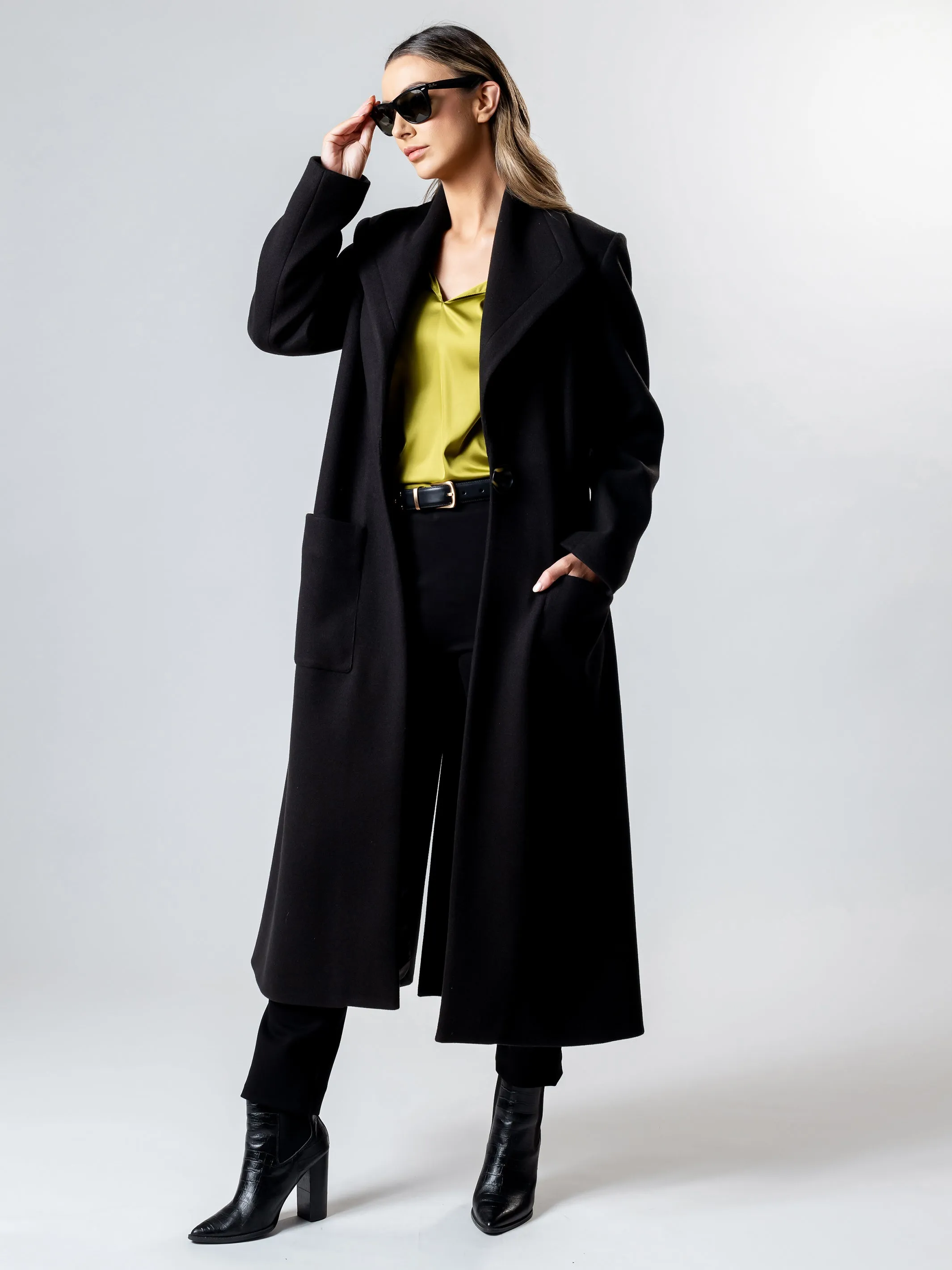 GLASGOW Longline Collared Coat