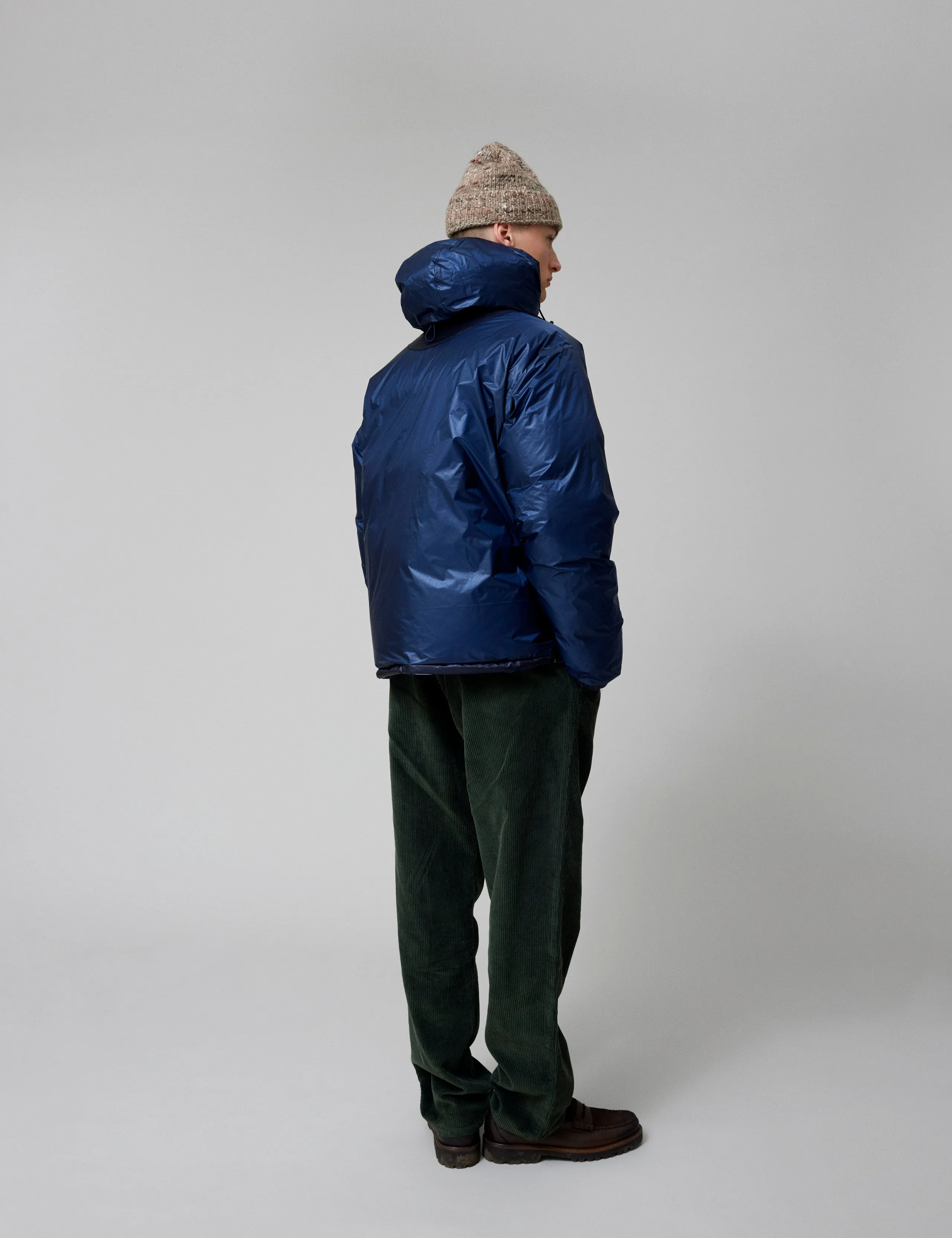 GRAIN REVERSIBLE PUFFER JACKET - NAVY