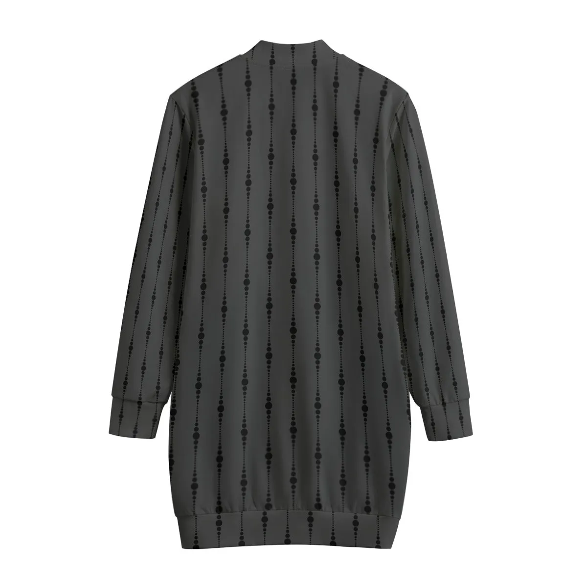 Gray And Black Women's Long Jerseys