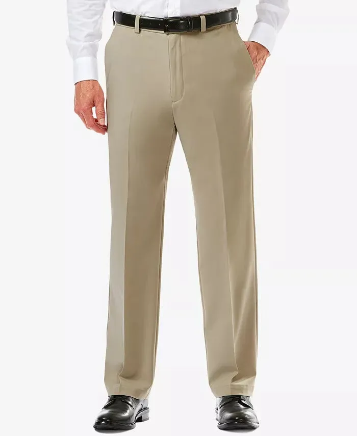 Haggar Men's Premium Comfort Khaki Dress Pants Beige 36x  30