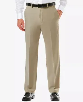 Haggar Men's Premium Comfort Khaki Dress Pants Beige 36x  30