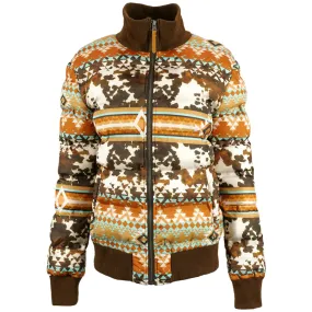 Hooey Quilted Track Jacket Tan/Brown