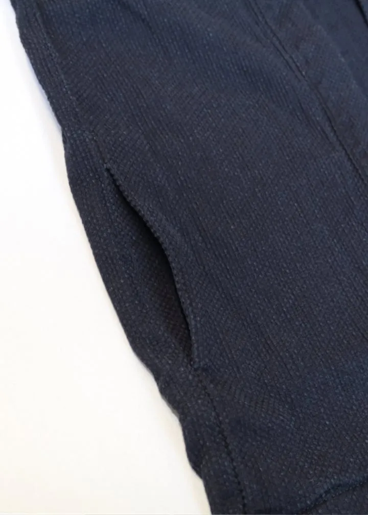 Japan Blue Indigo Sashiko Haori Jacket