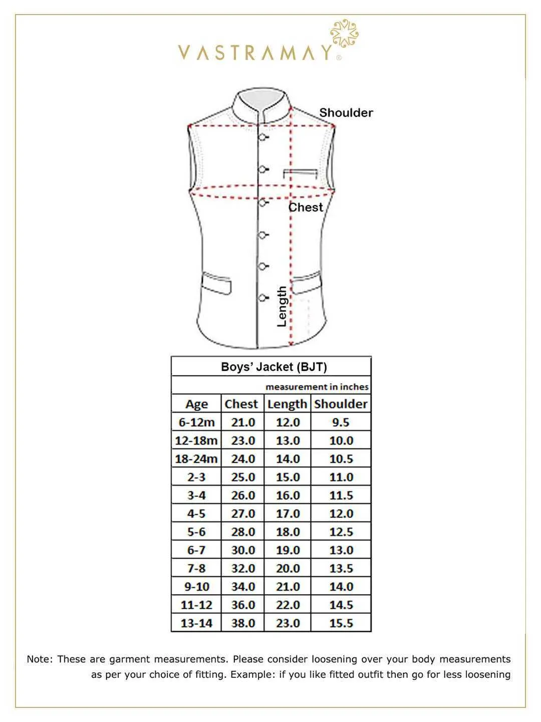 Jashvi Boys Orange Matka Silk Blend Nehru Jacket