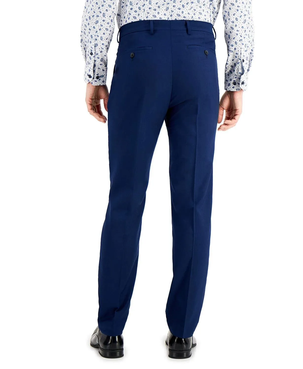 Kenneth Cole Reaction Mens Slim fit Dress Pants 34 / 32 Blue