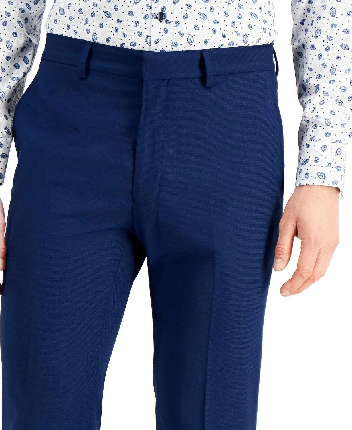 Kenneth Cole Reaction Mens Slim fit Dress Pants 34 / 32 Blue