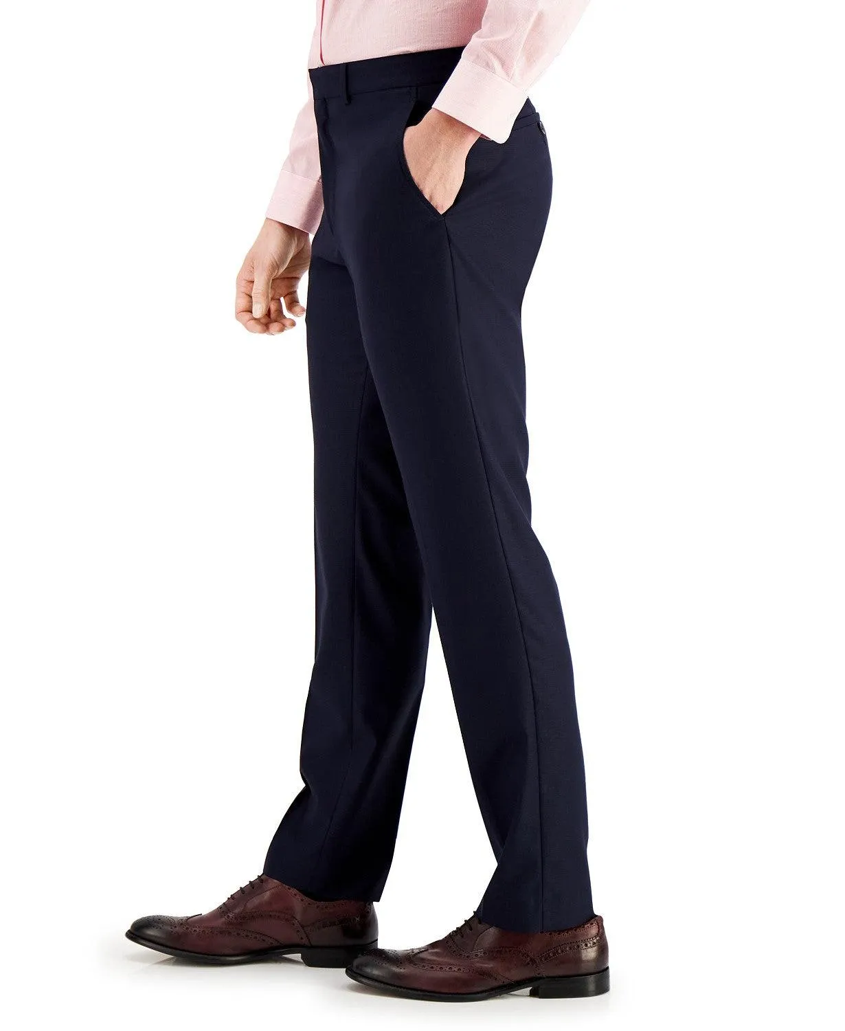 Kenneth Cole Reaction Mens Slim fit Dress Pants 40 / 32 Blue