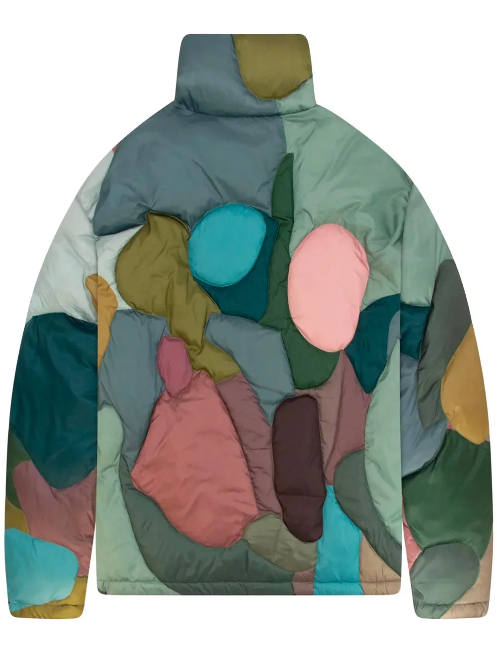 KIDSUPER Kissing Puffer Jacket Traditional Multicolour