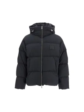 Logo Patch Puffer Jacket