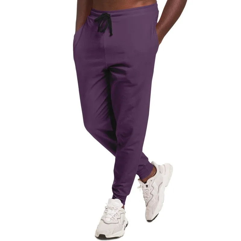 Medium Dark Purple Joggers | Unisex | with PLUS sizes | Medium Dark Pastel Purple | C30M60Y0K60