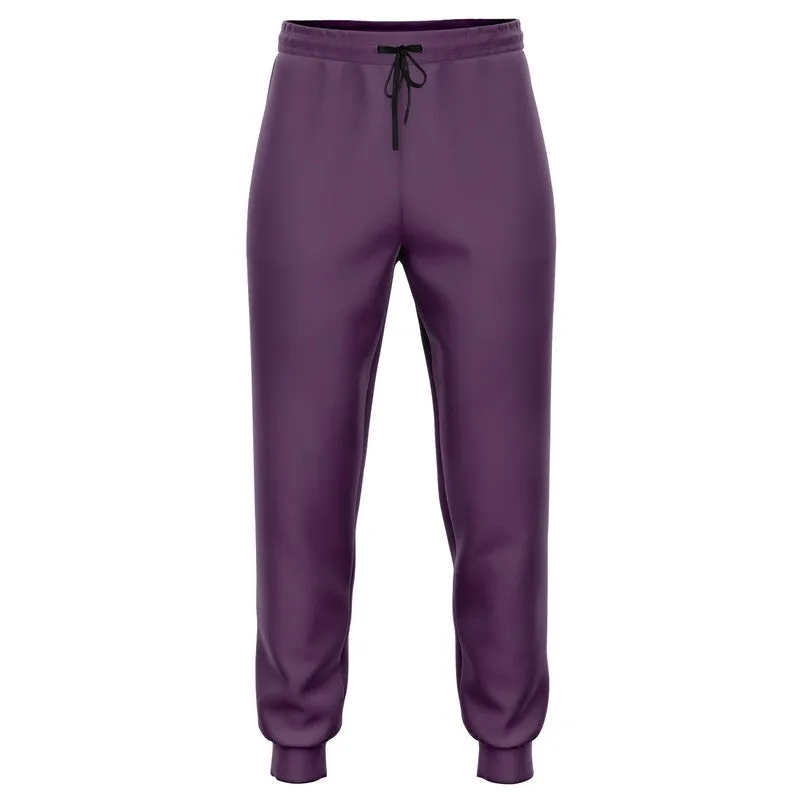 Medium Dark Purple Joggers | Unisex | with PLUS sizes | Medium Dark Pastel Purple | C30M60Y0K60