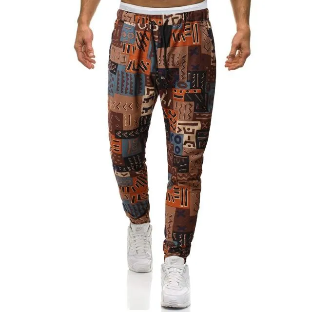 Men's African Style Joggers Sweatpants