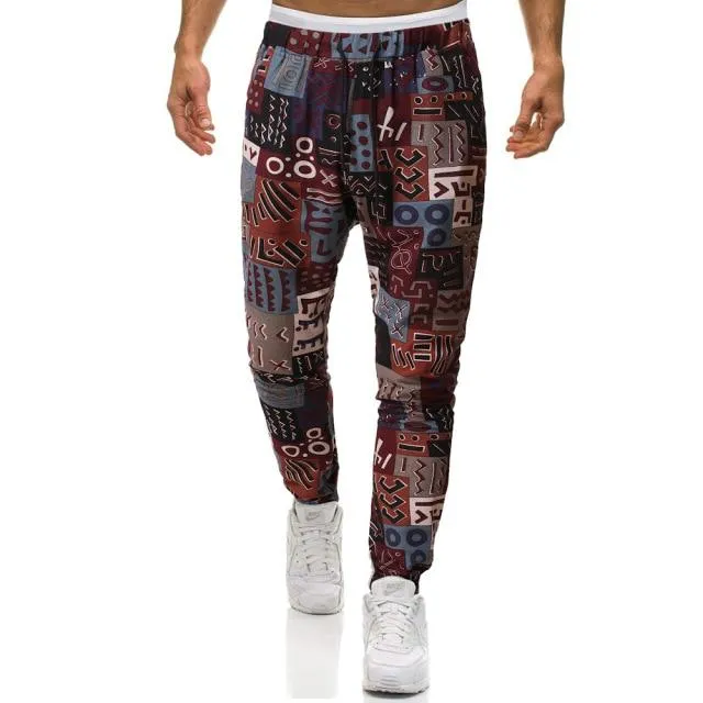 Men's African Style Joggers Sweatpants
