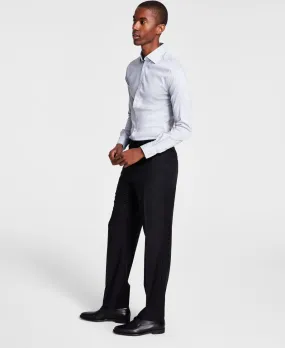 Michael Kors Mens Classic fit Dress Pants 34 / 32 Black Solid Stretch